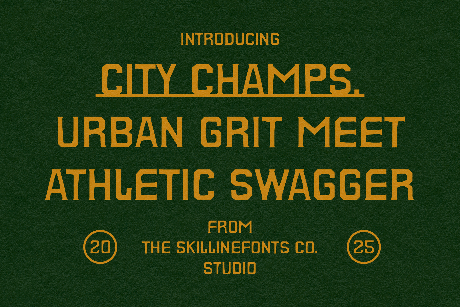 City Champs - Classic Sporty Font