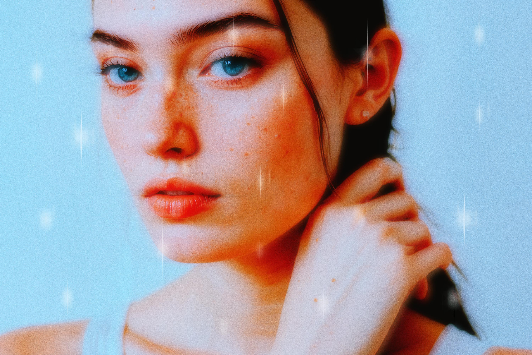 Glowing Sparkle Photo Effect