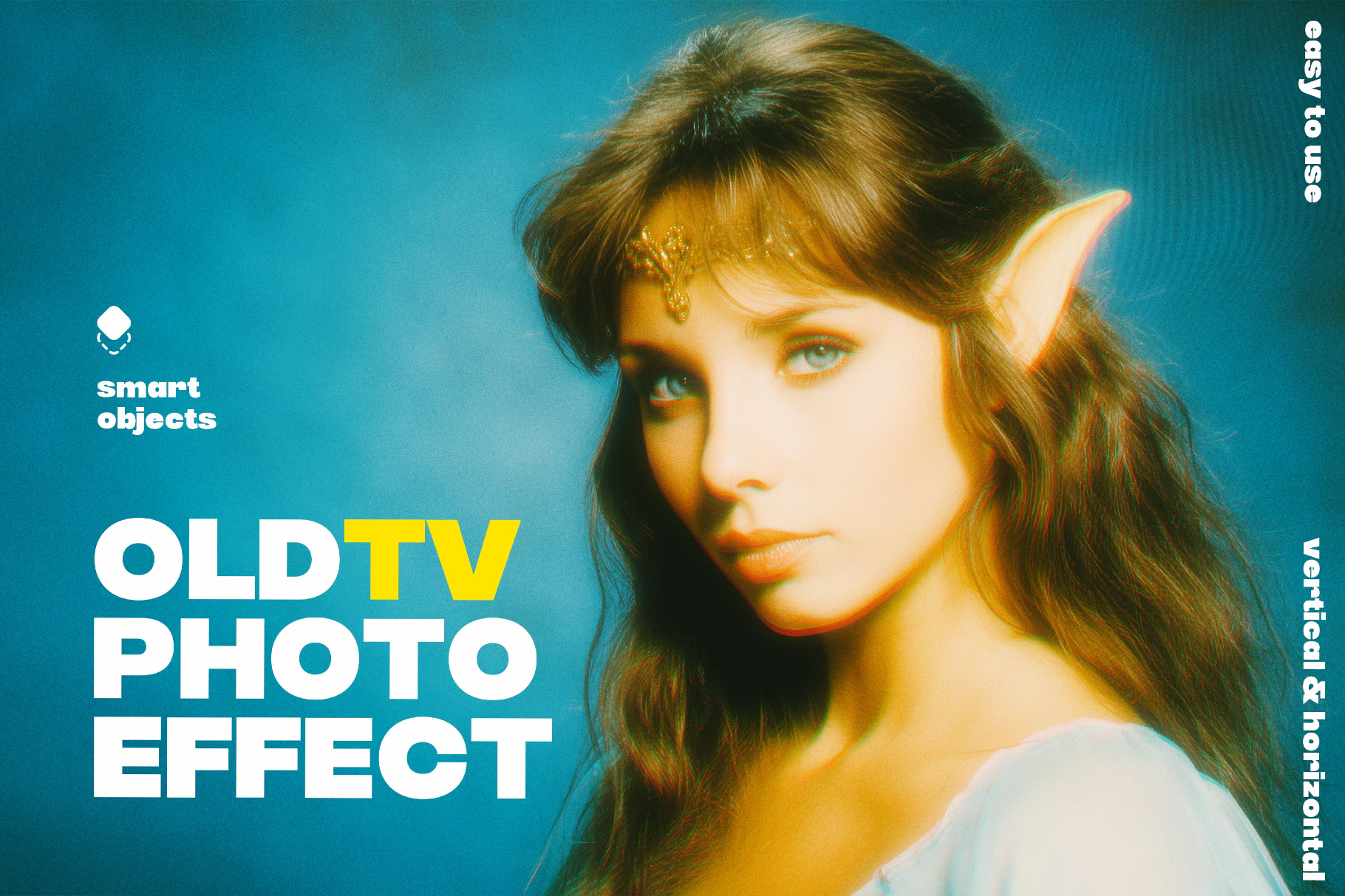 Old TV Photo Effect