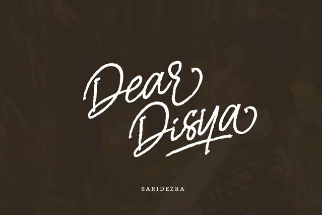 Dear Disya Handwritten Font