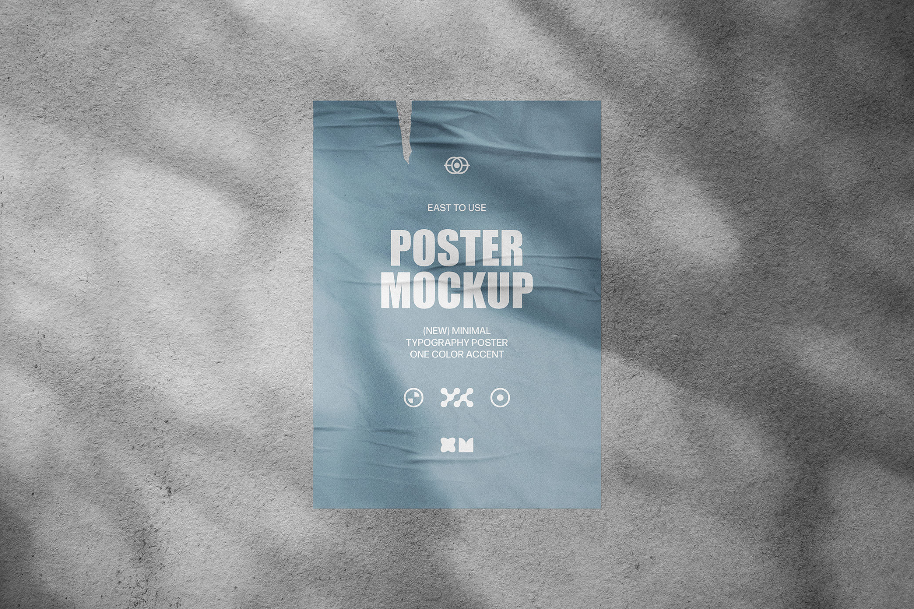 6 in 1 Glued Posters Mockup Set