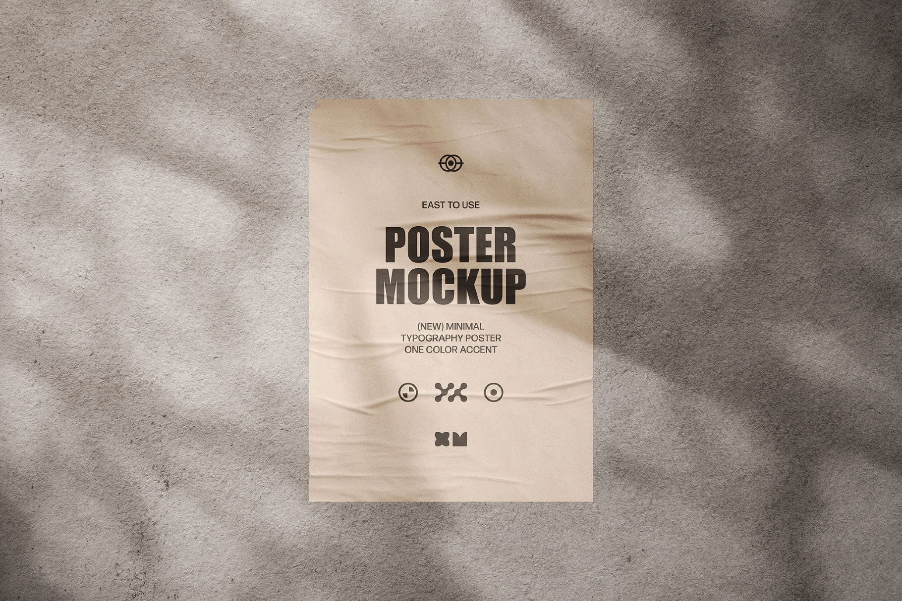 6 in 1 Glued Posters Mockup Set