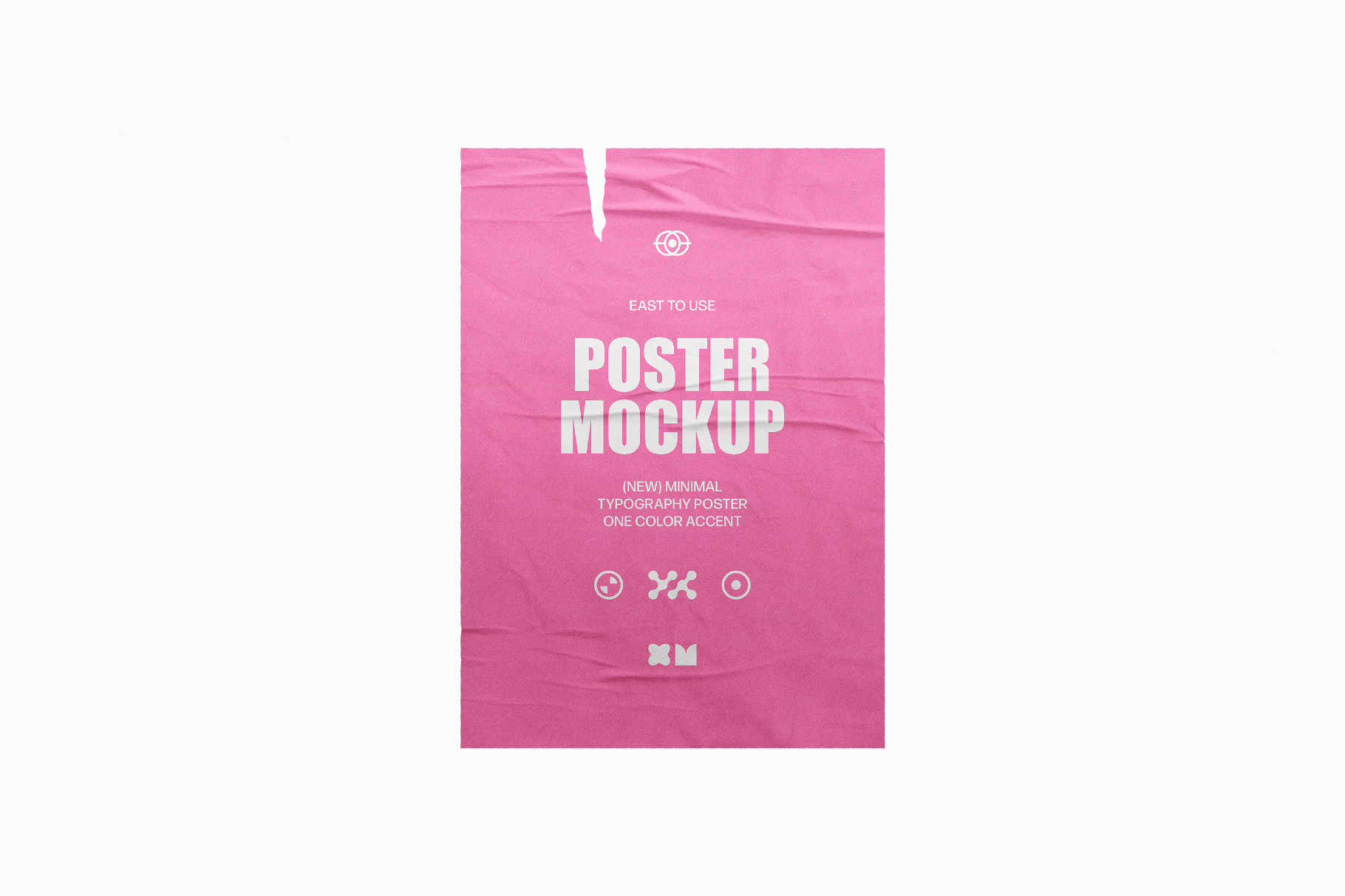 6 in 1 Glued Posters Mockup Set