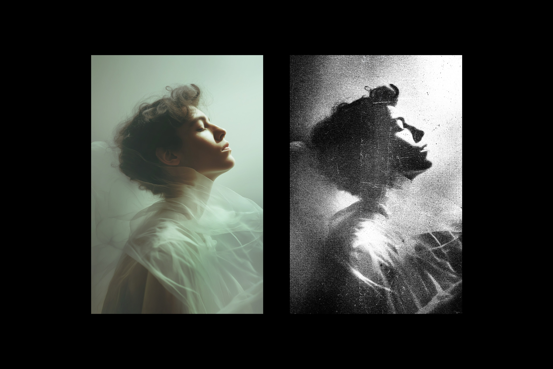 Grunge Riso Photo Effect