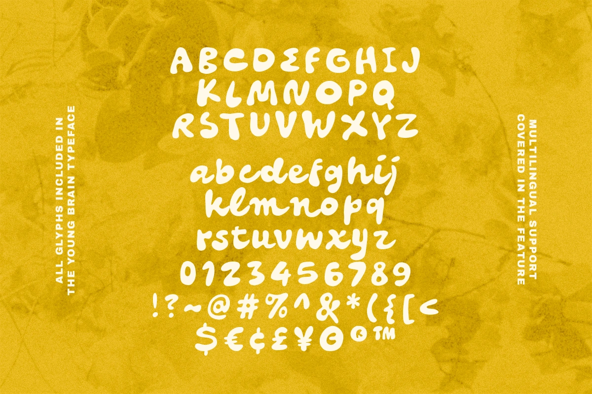 Youth Brain - Groovy Bold Font