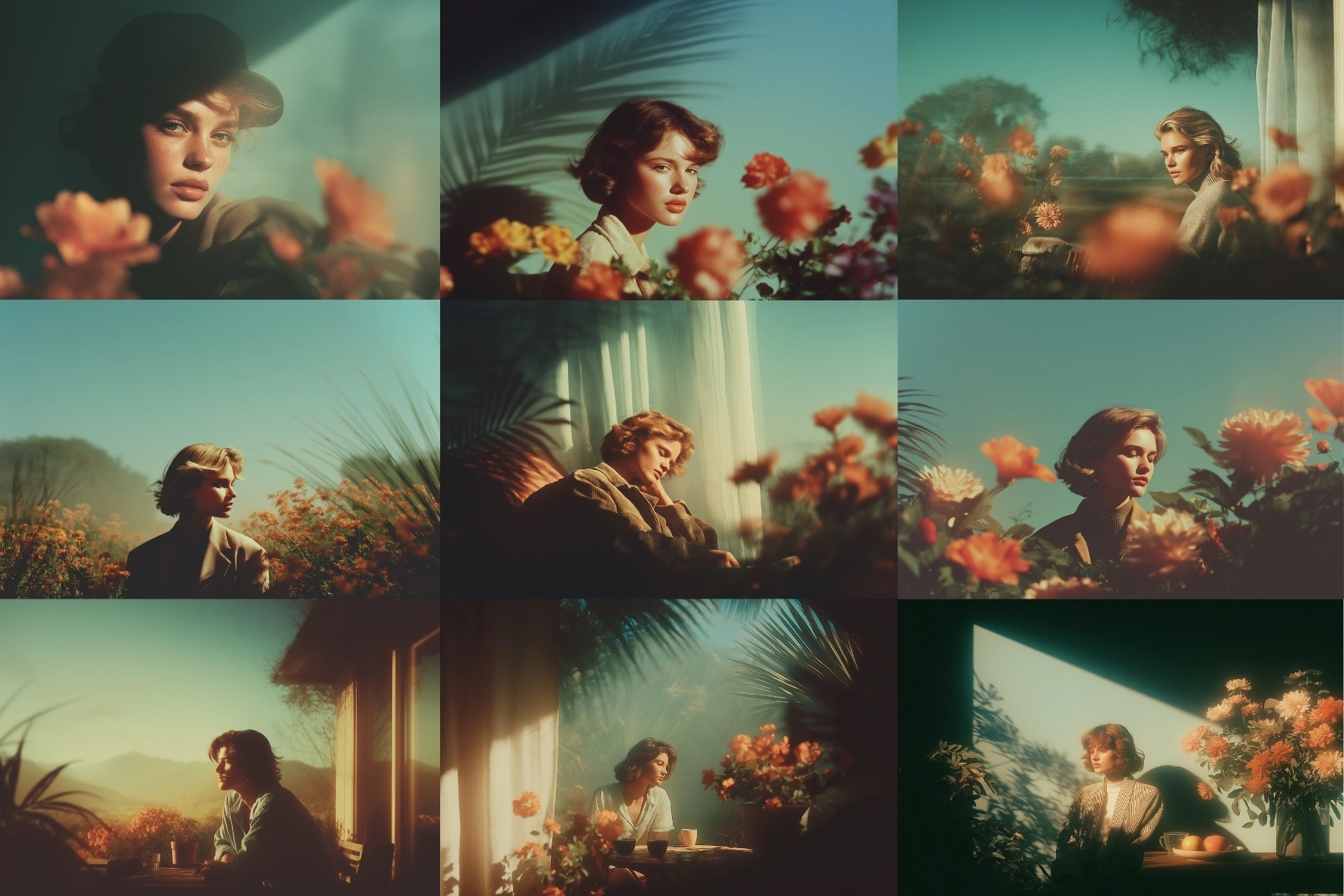 50 Golden Reverie Stock Photo Portraits