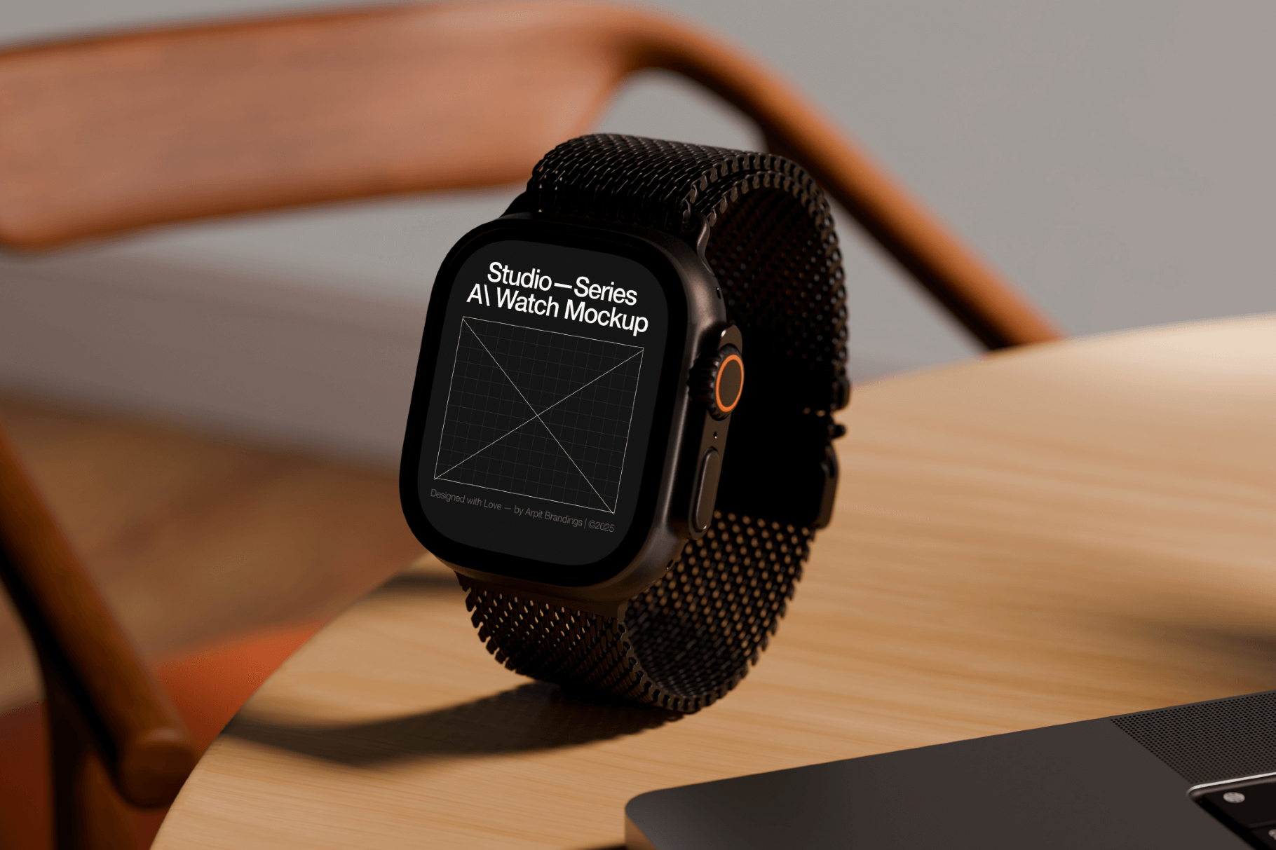Apple Watch Ultra Mockup