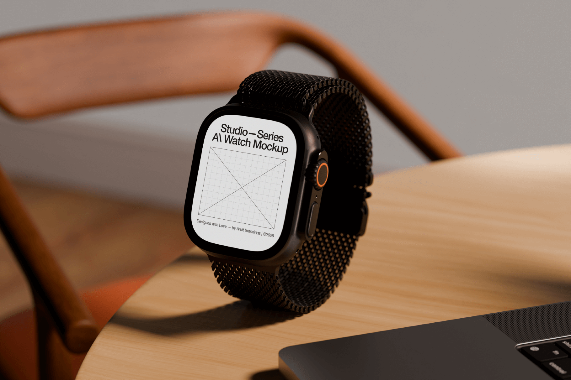Apple Watch Ultra Mockup