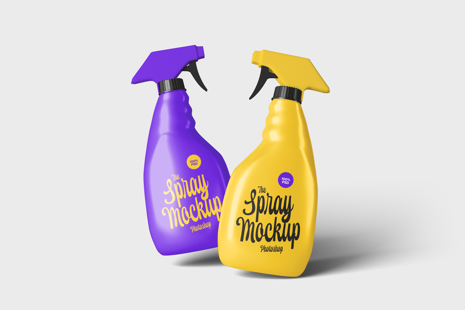 Spray Bottle Mockups