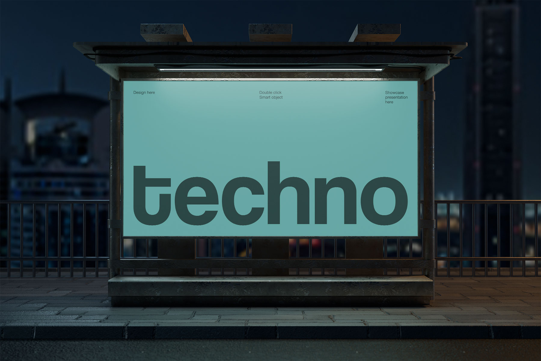 Outdoor Digital Billboard Mockup