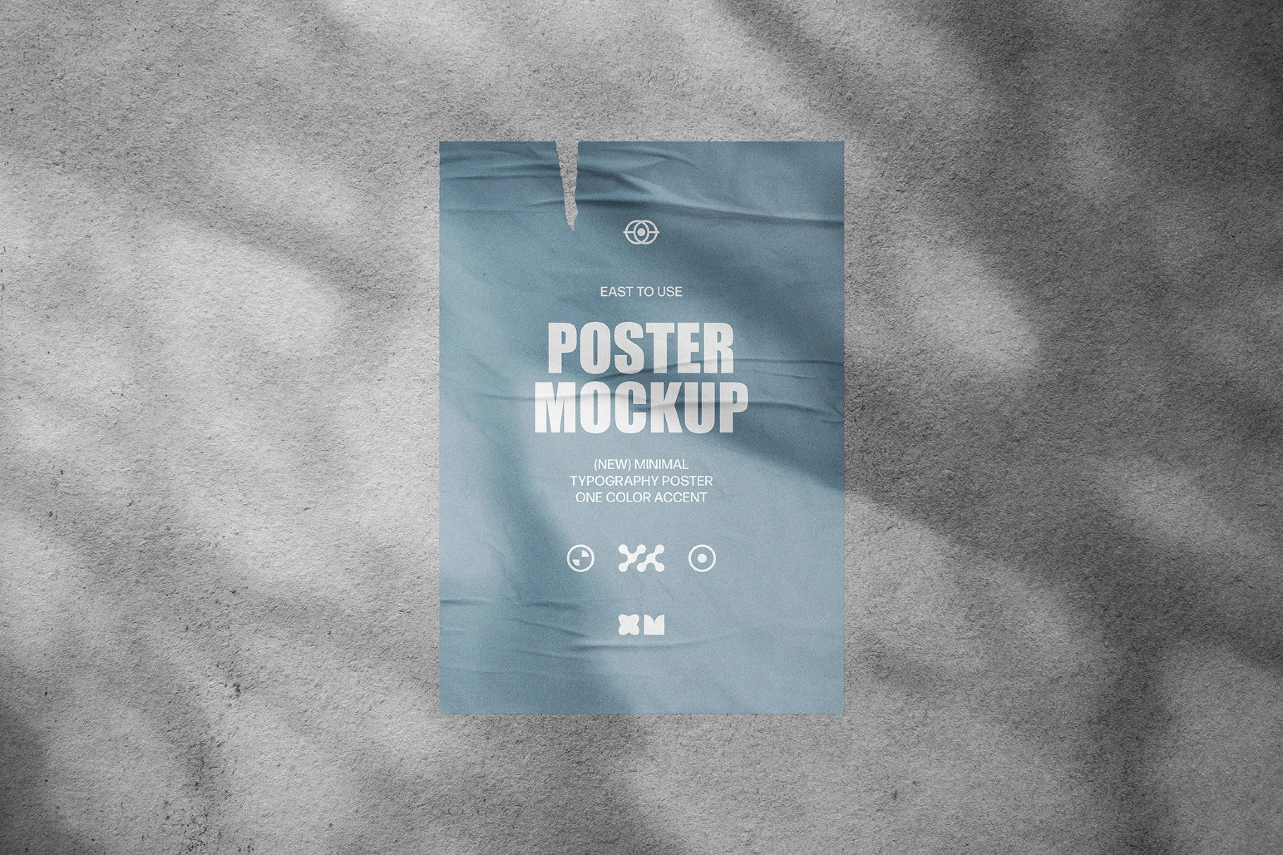 6 in 1 Glued Posters Mockup Set