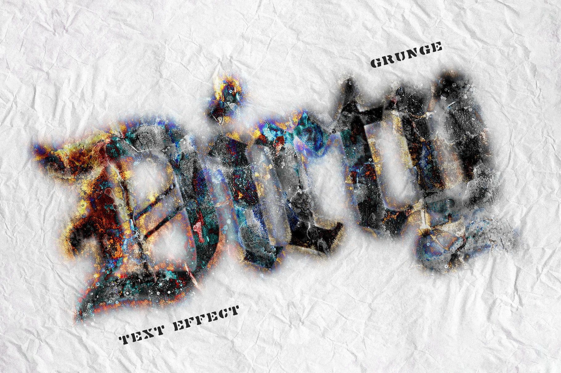 Dirty Grunge Text Effect