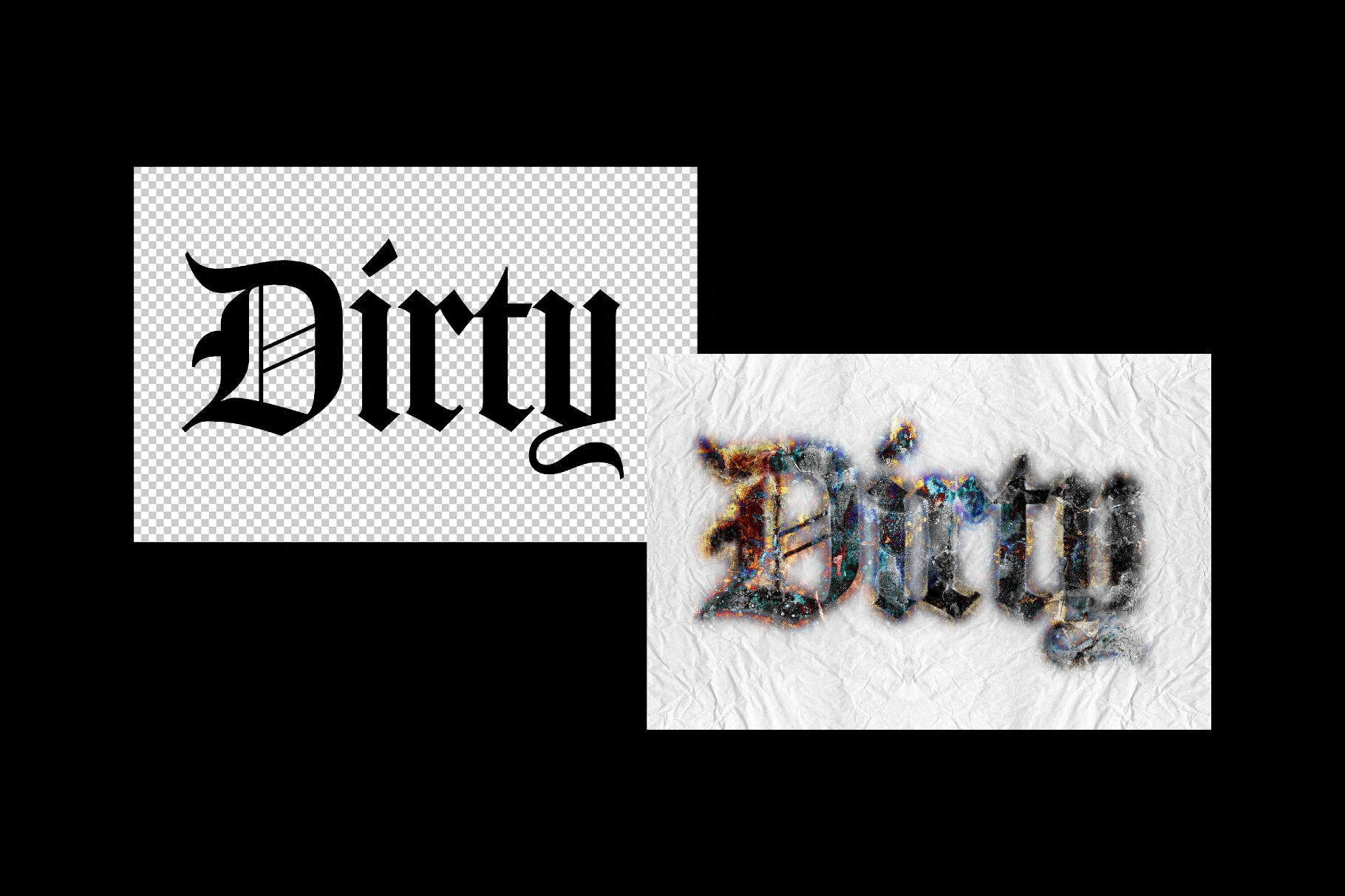 Dirty Grunge Text Effect
