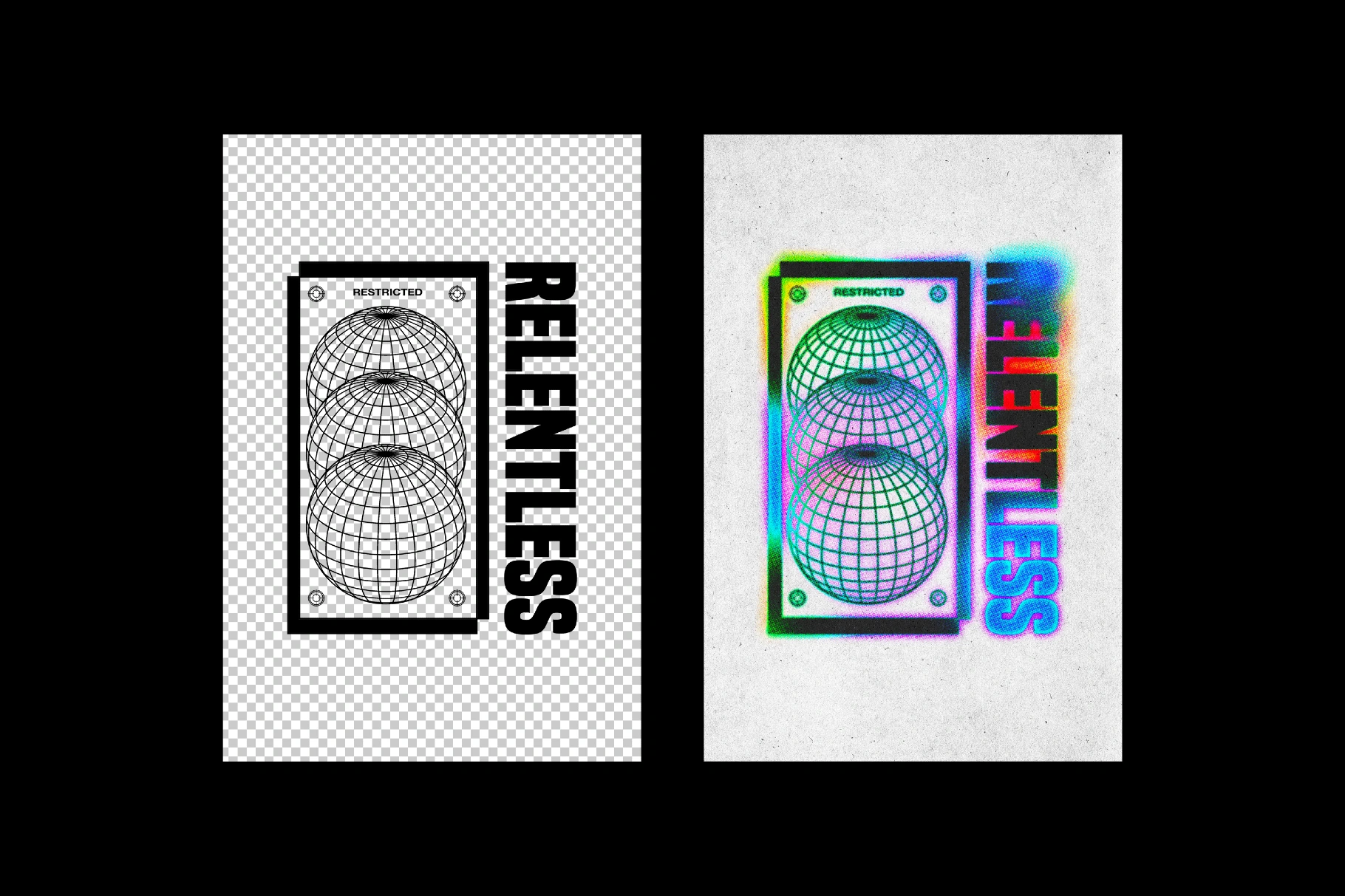 Color Blur Text & Logo Effect