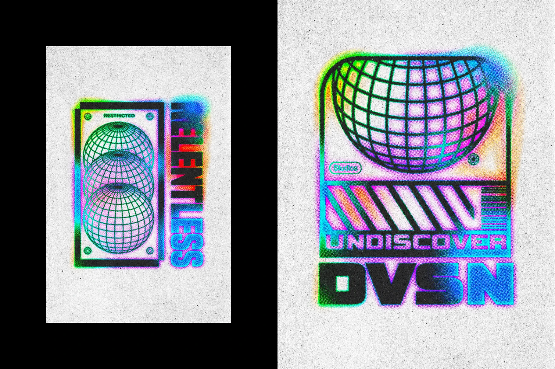 Color Blur Text & Logo Effect