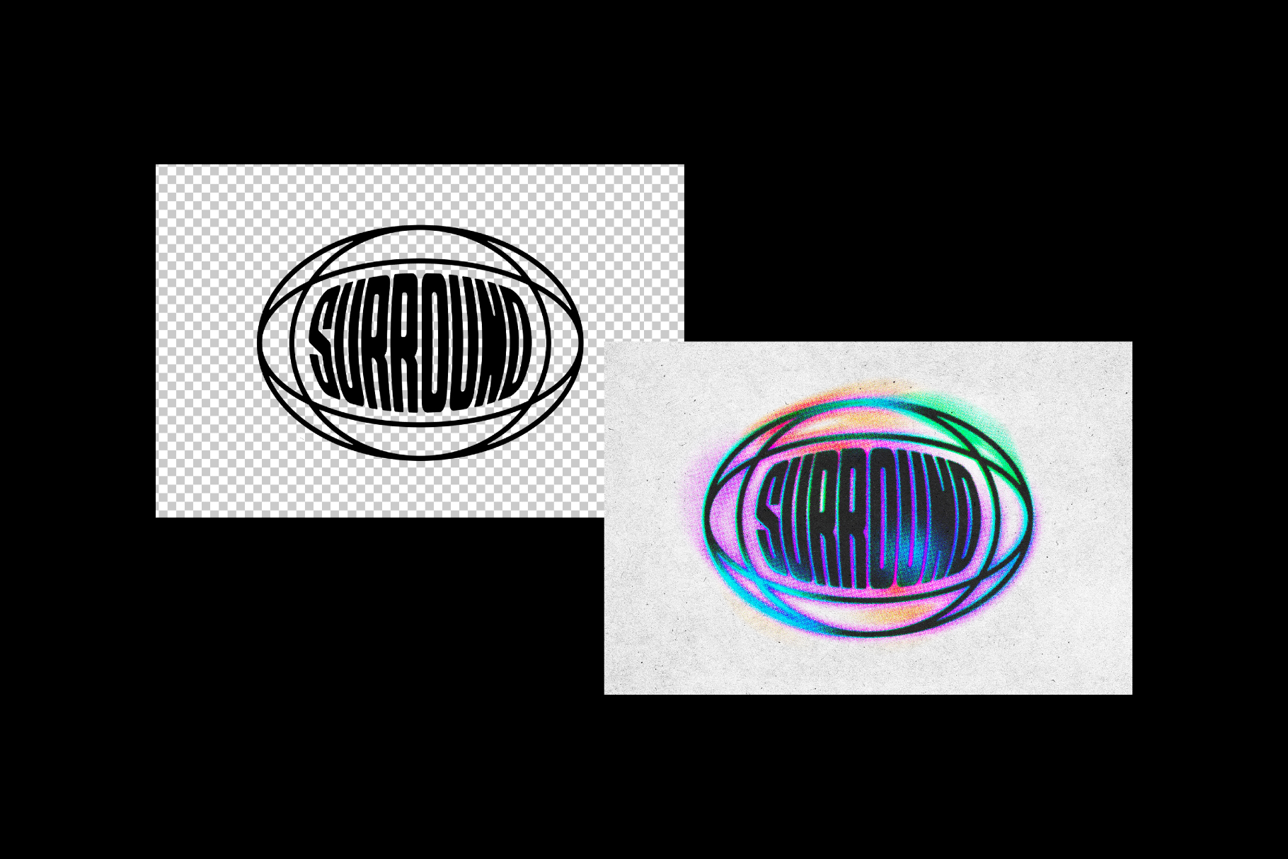 Color Blur Text & Logo Effect