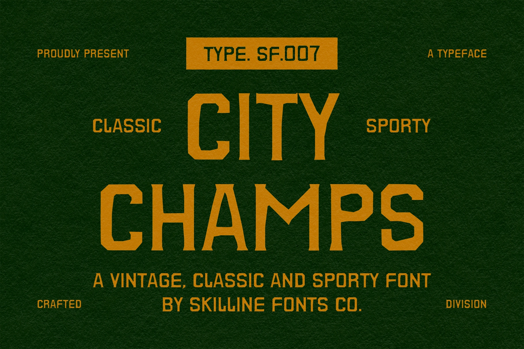 City Champs - Classic Sporty Font