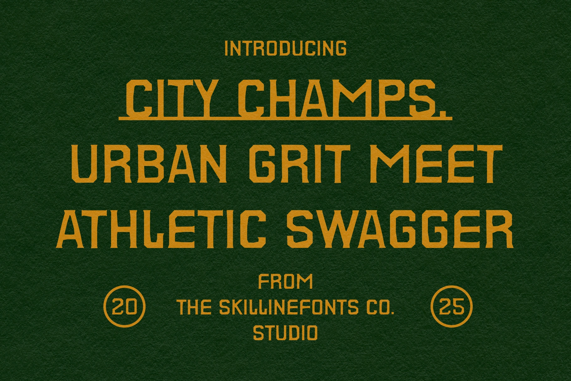 City Champs - Classic Sporty Font
