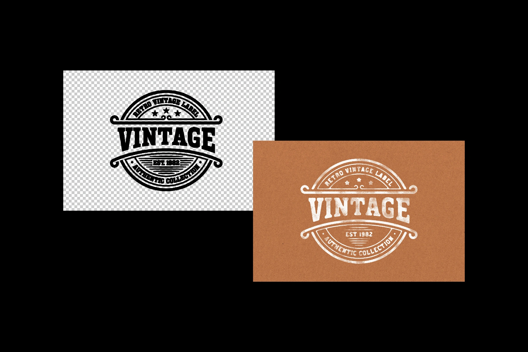 Vintage Stamp Effect