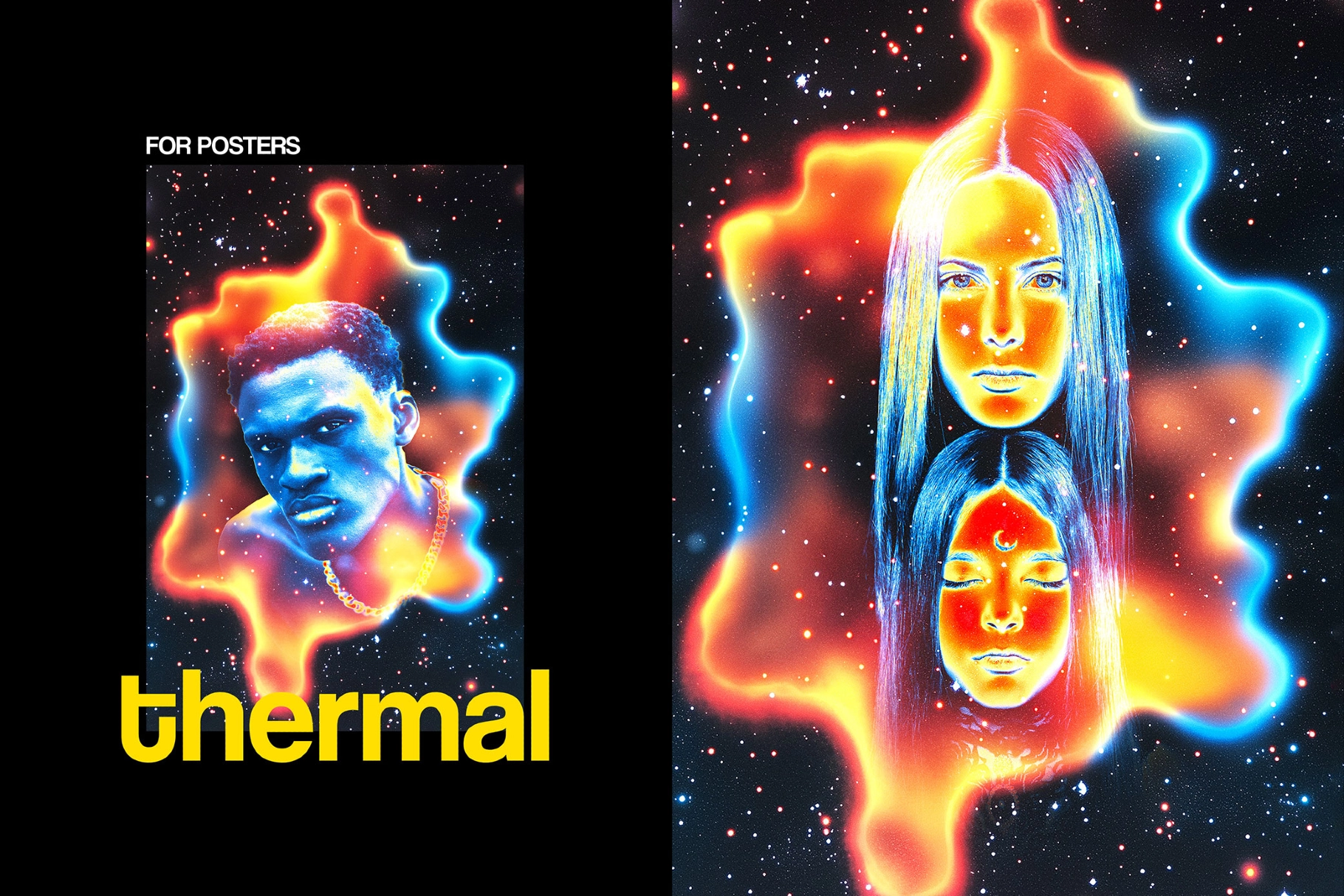 Thermal Mask Poster Effect