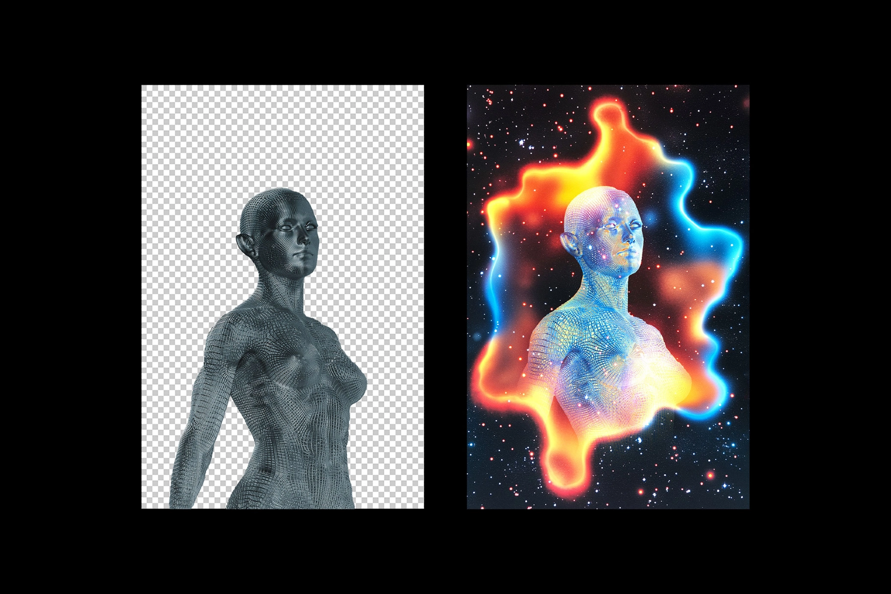 Thermal Mask Poster Effect