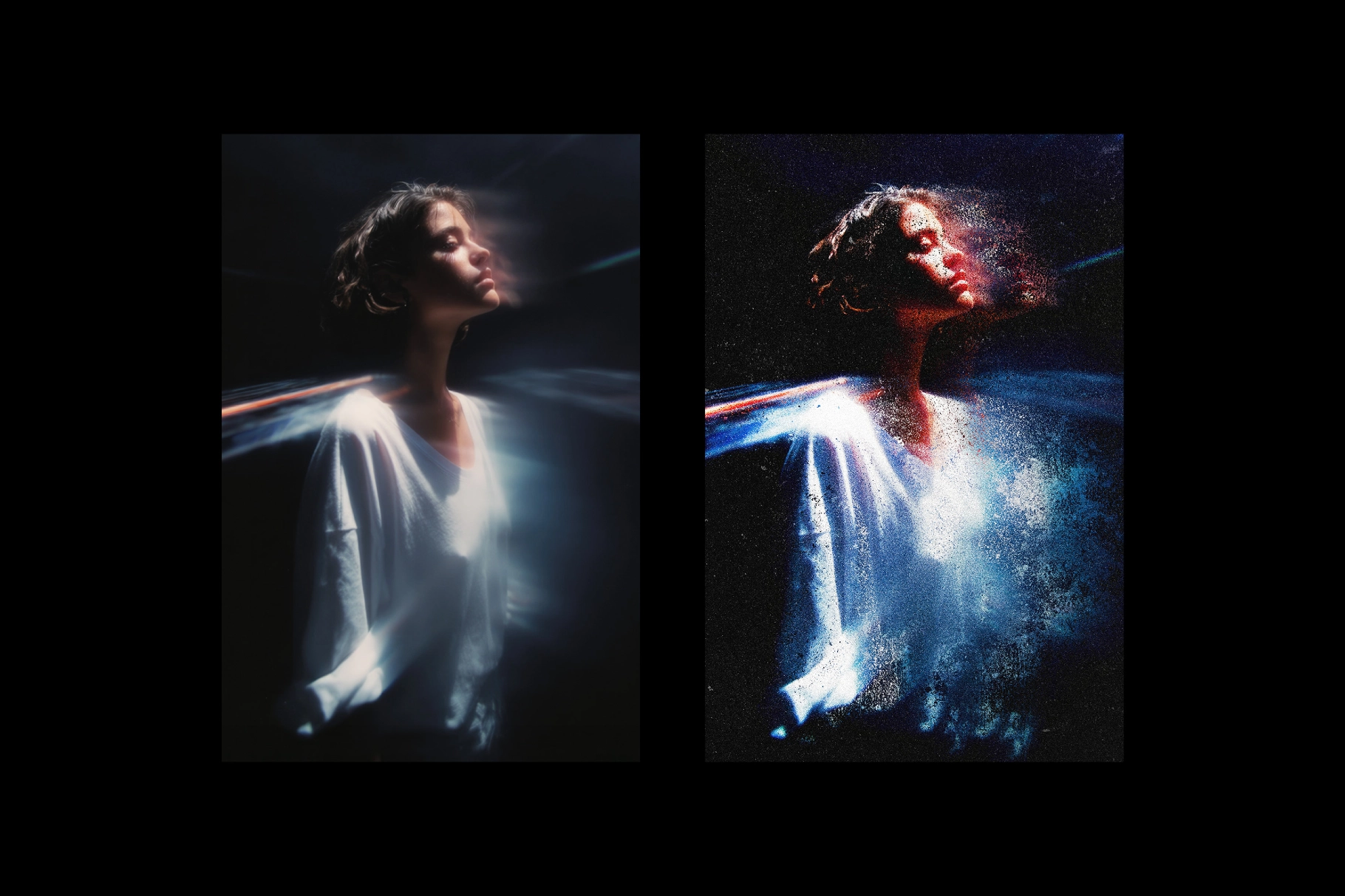 Bad Distorted Print Effect