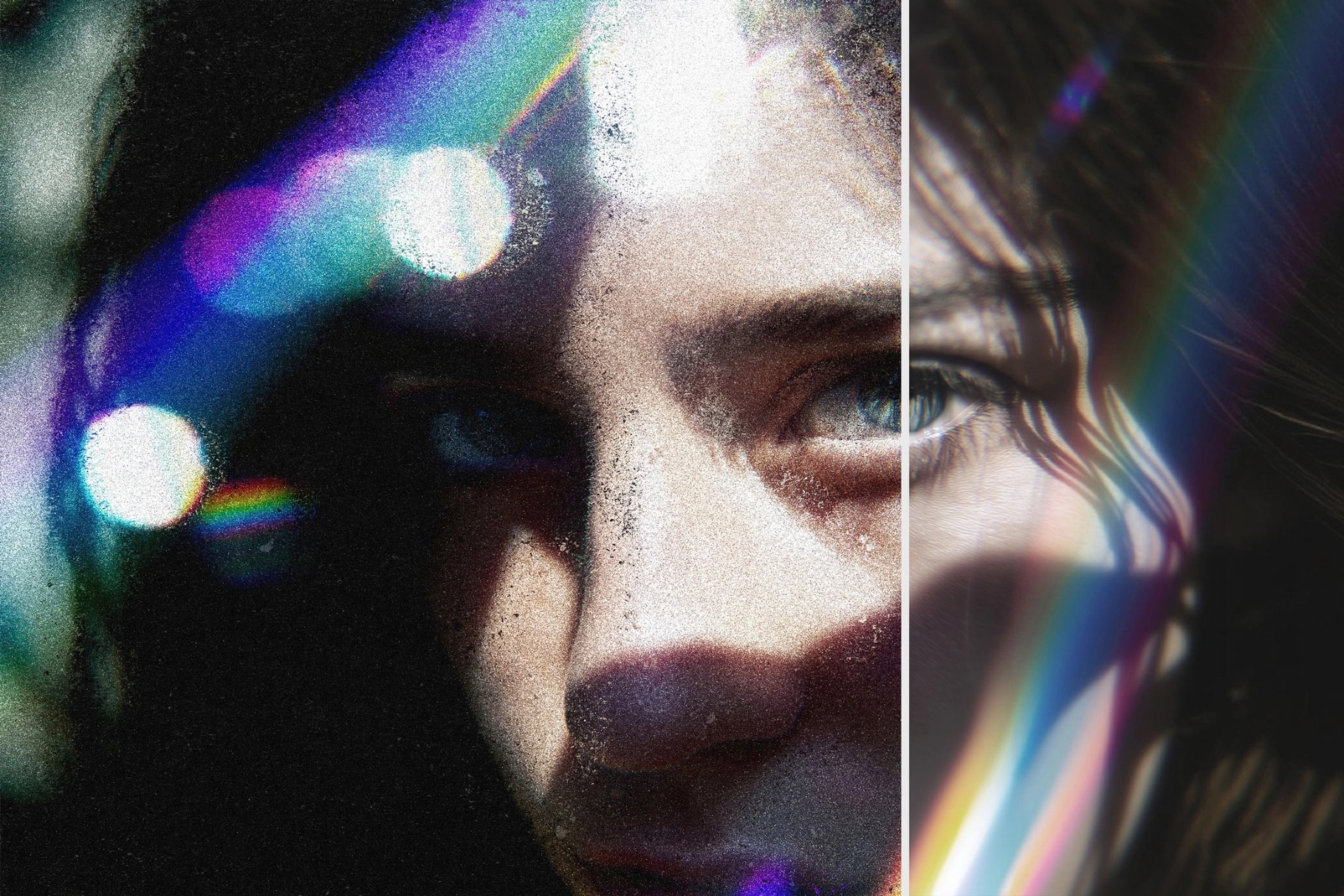 Bad Distorted Print Effect