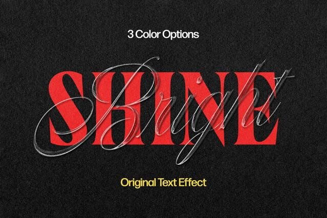 Elegant Glass Text Effect