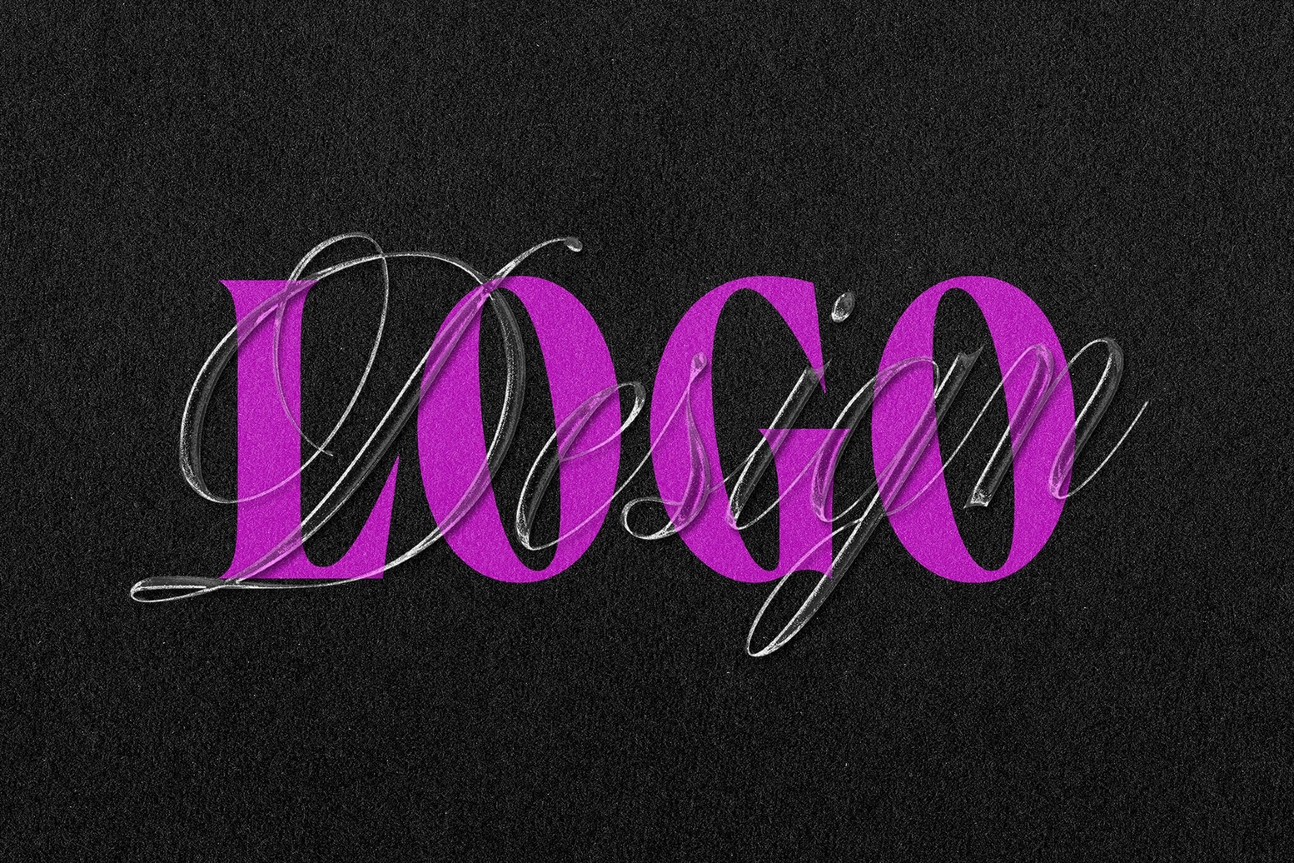Elegant Glass Text Effect