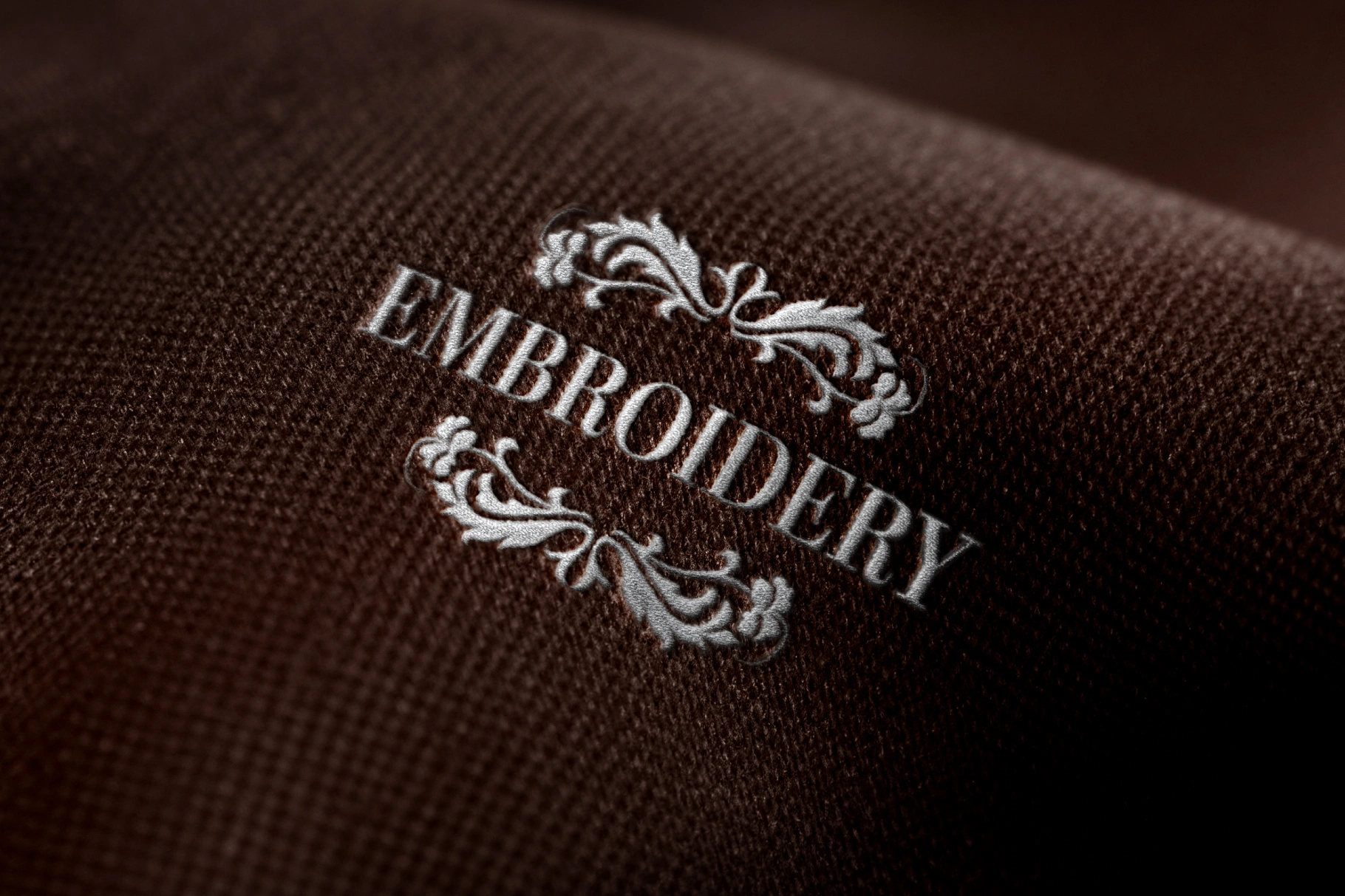 Embroidery Logo Mockup