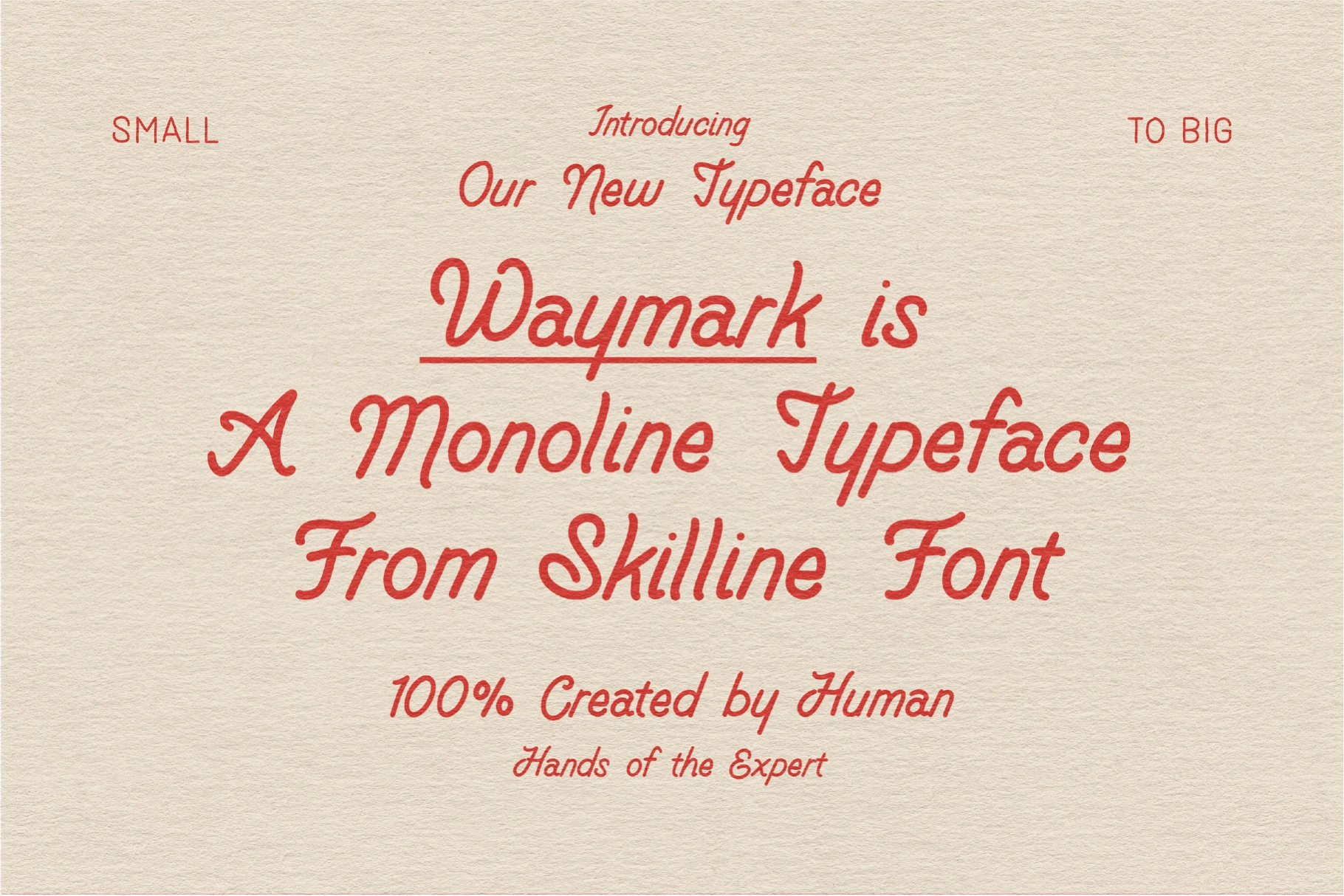 Waymark - Monoline Font