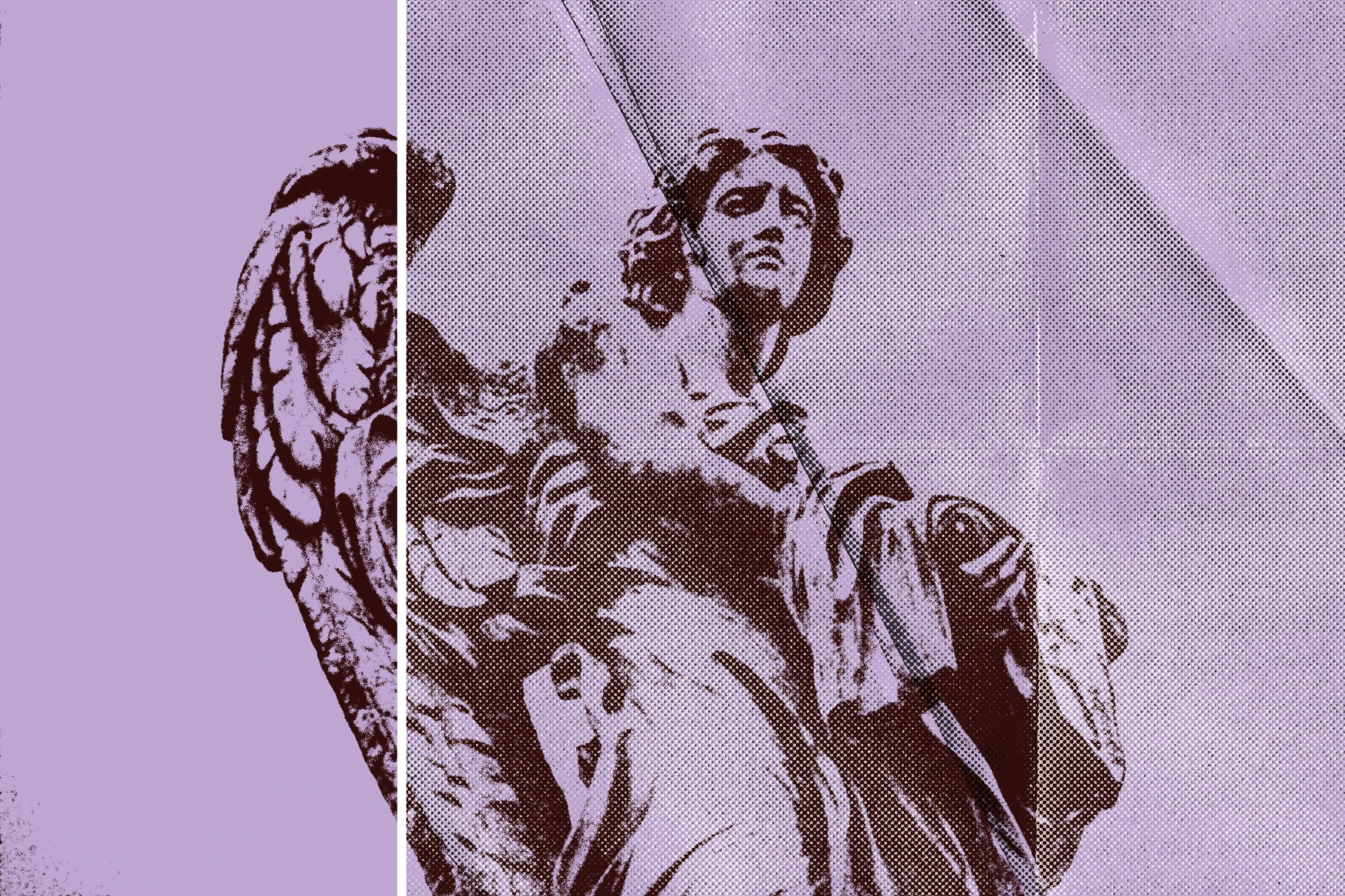 Folded Halftone Textures Collection