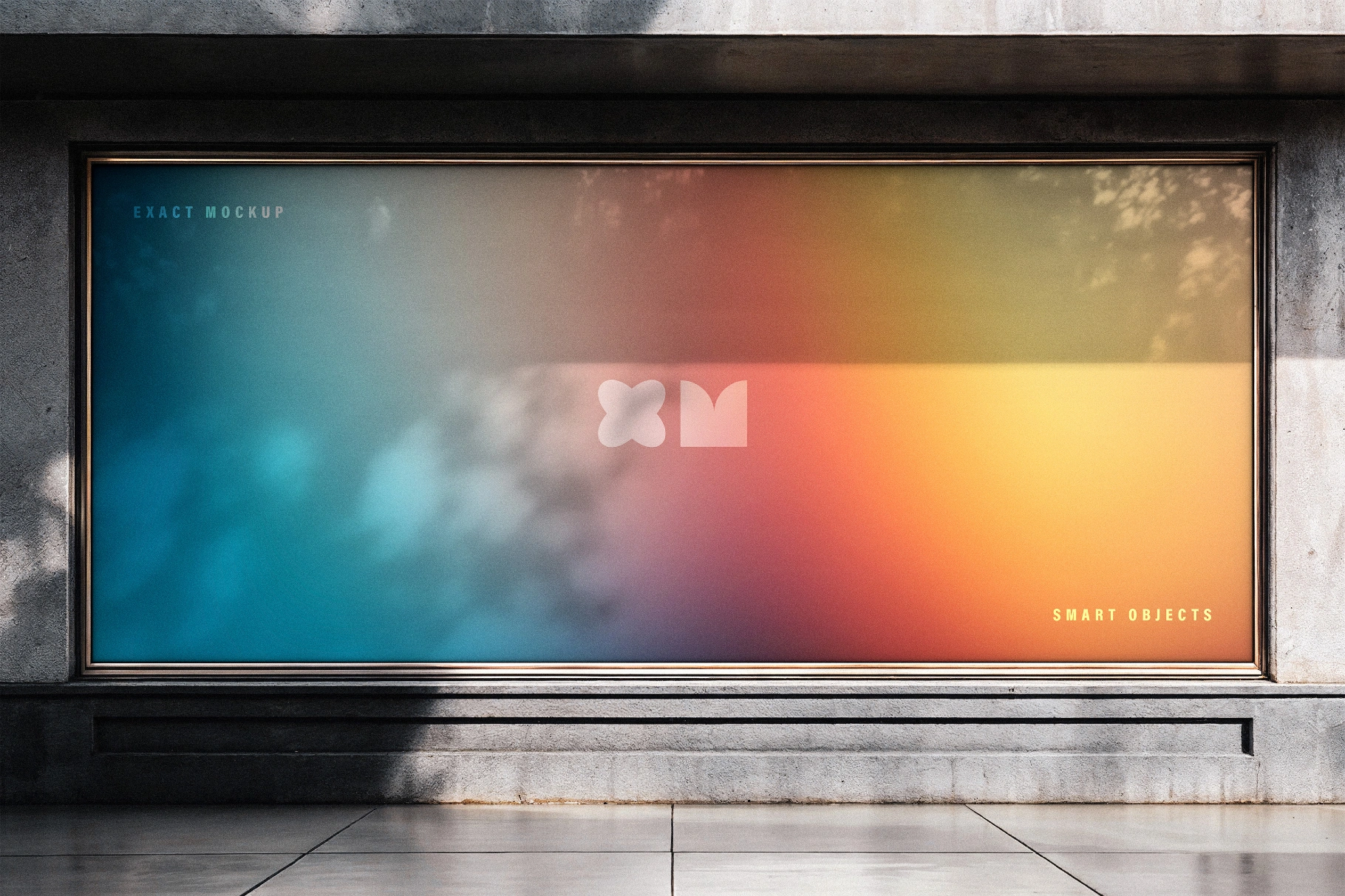 Storefront Wide-Format Billboard Mockup