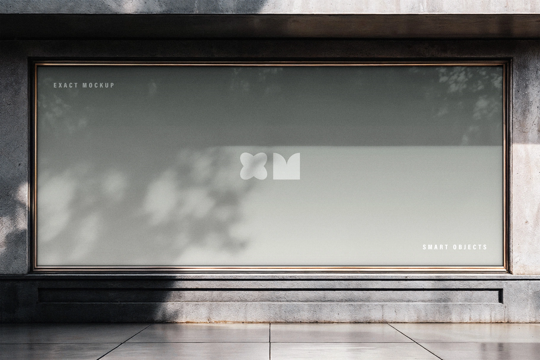 Storefront Wide-Format Billboard Mockup
