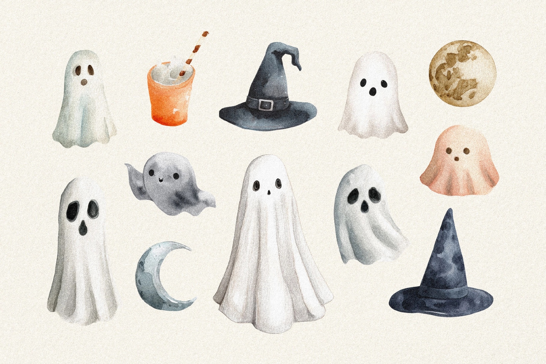 Halloween Watercolors Collection