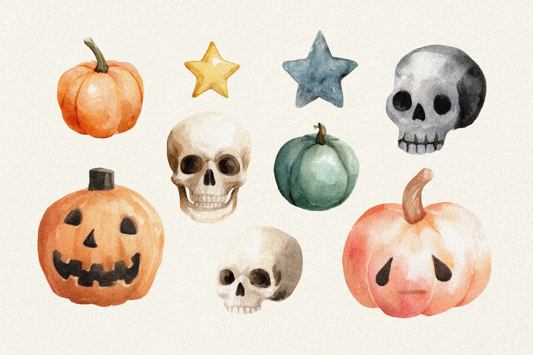 Halloween Watercolors Collection