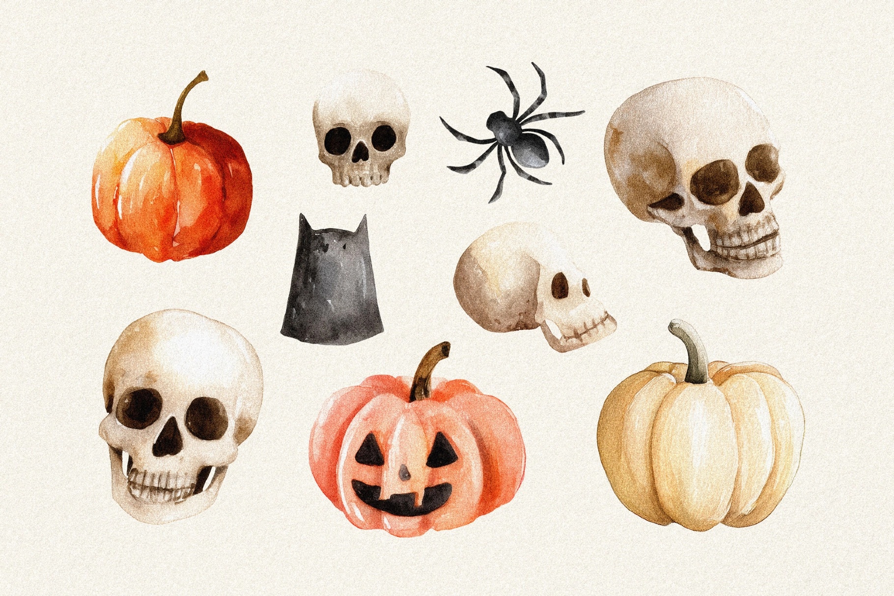 Halloween Watercolors Collection