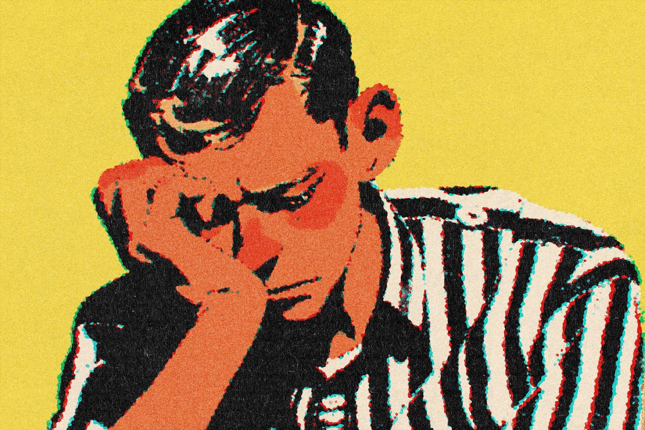 Retro Misprint Design Effect