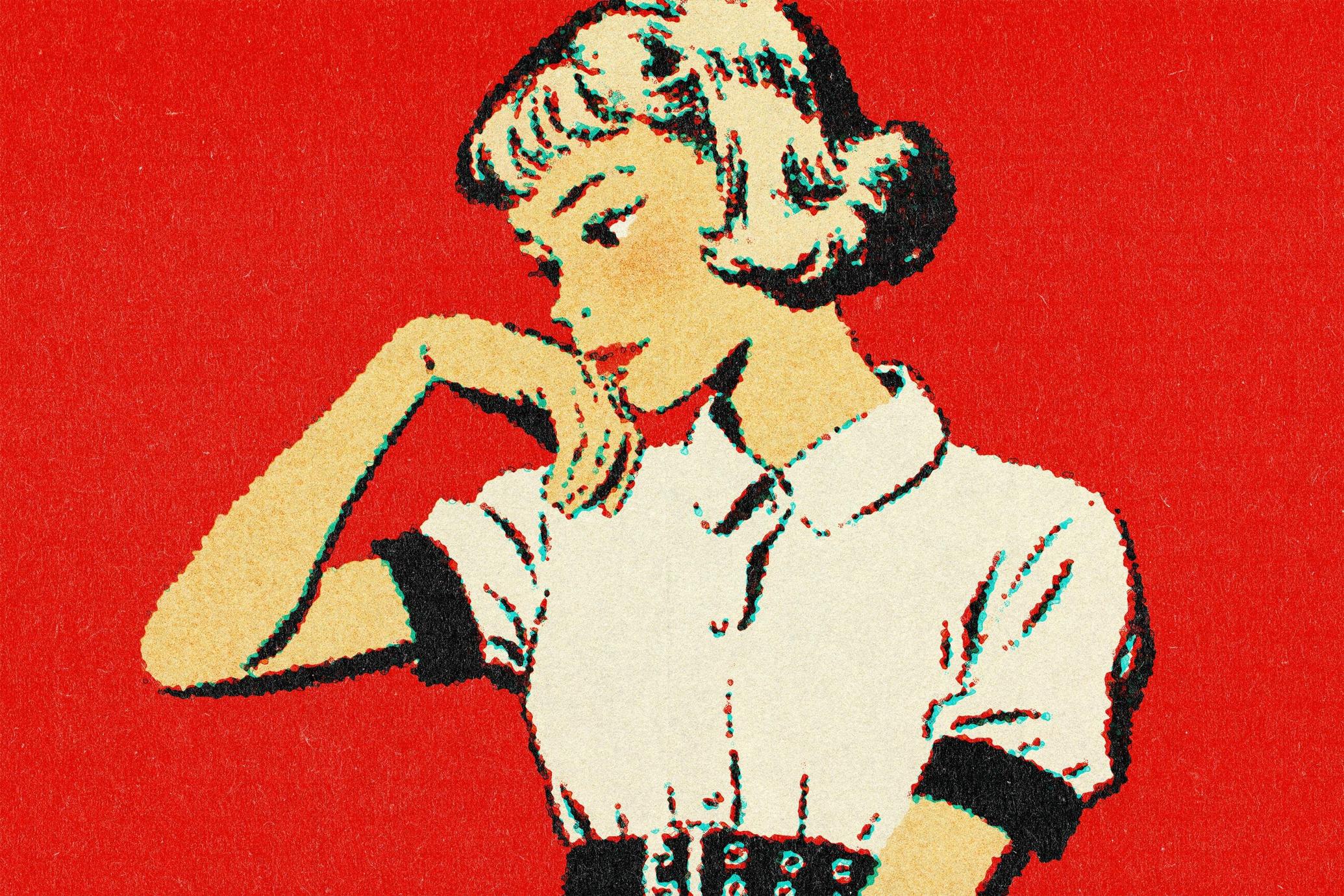 Retro Misprint Design Effect