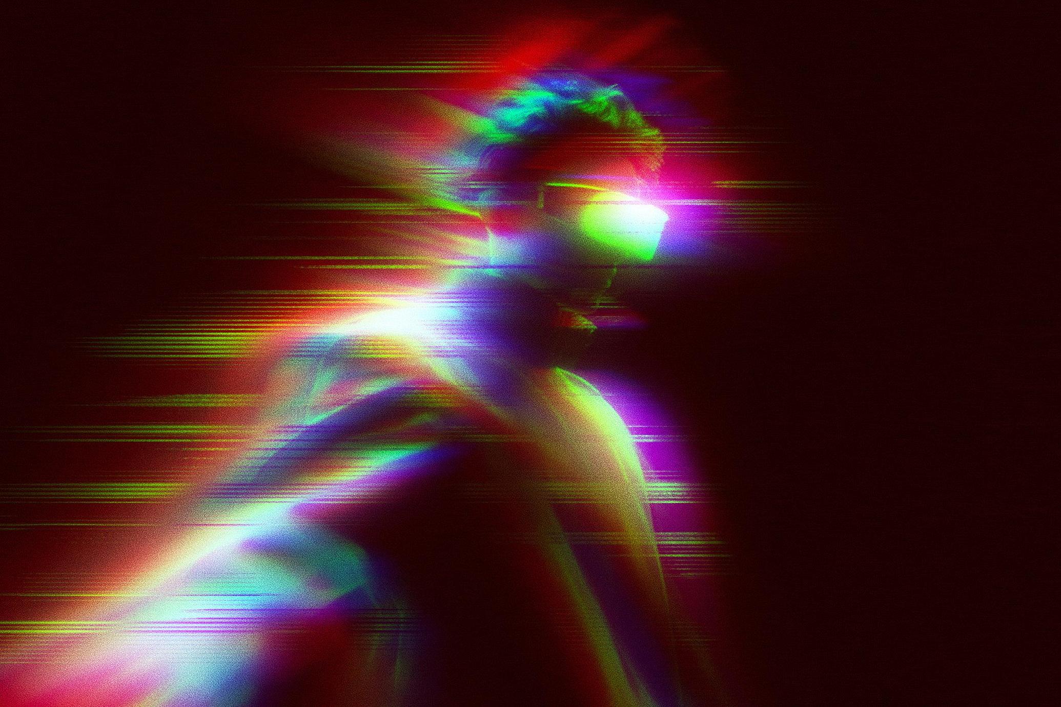 RGB Glitch Photo Effect
