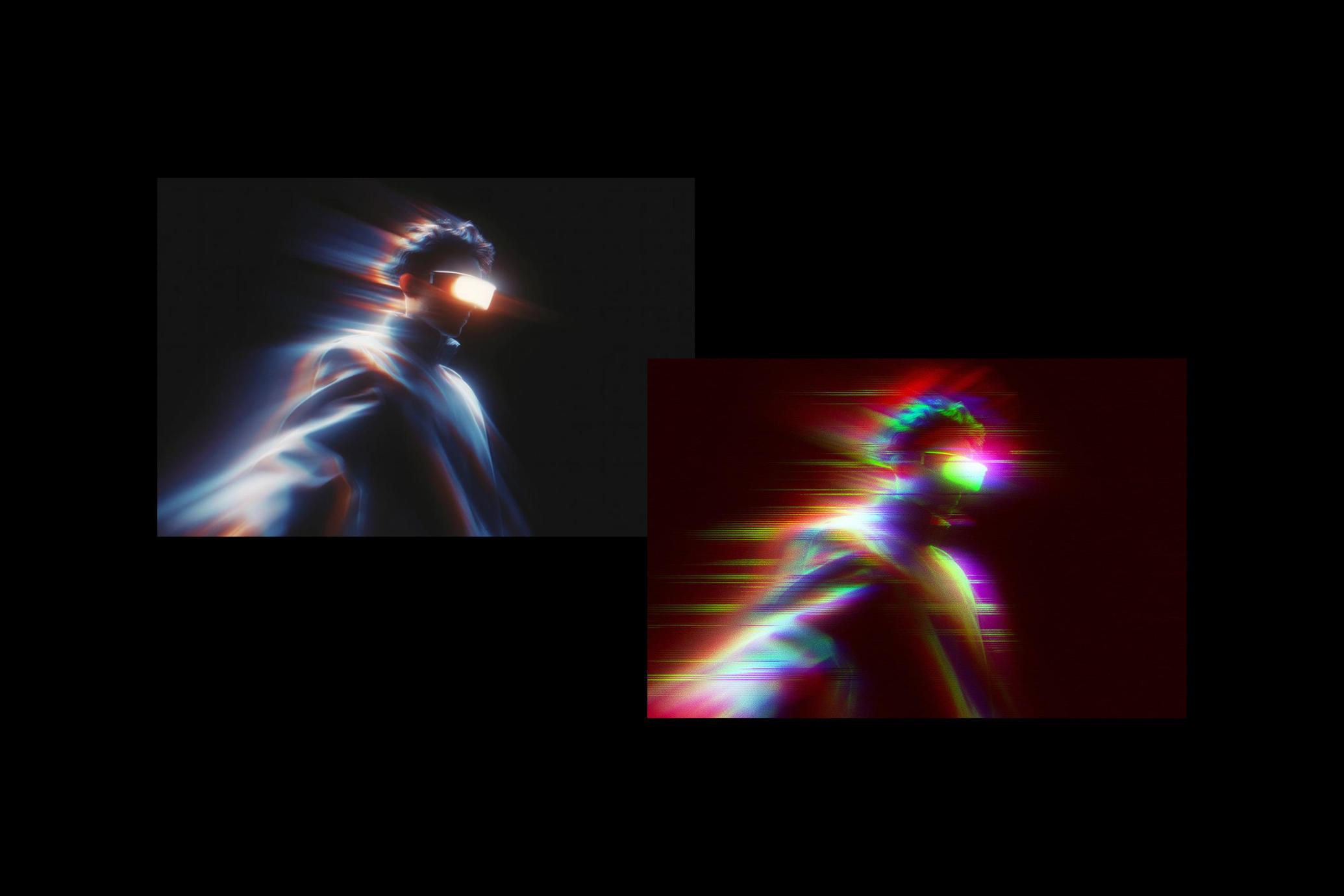 RGB Glitch Photo Effect
