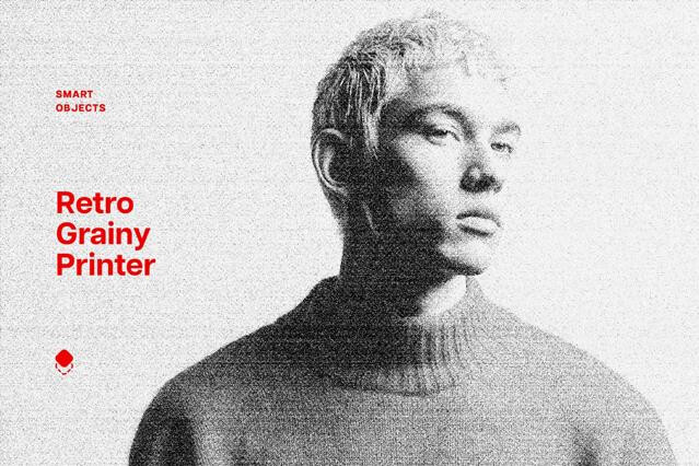 Retro Grainy Printer Effect