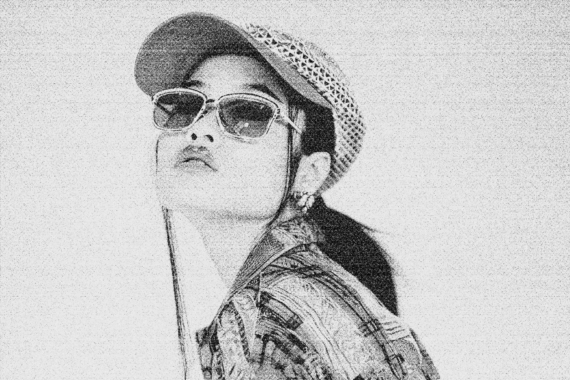 Retro Grainy Printer Effect