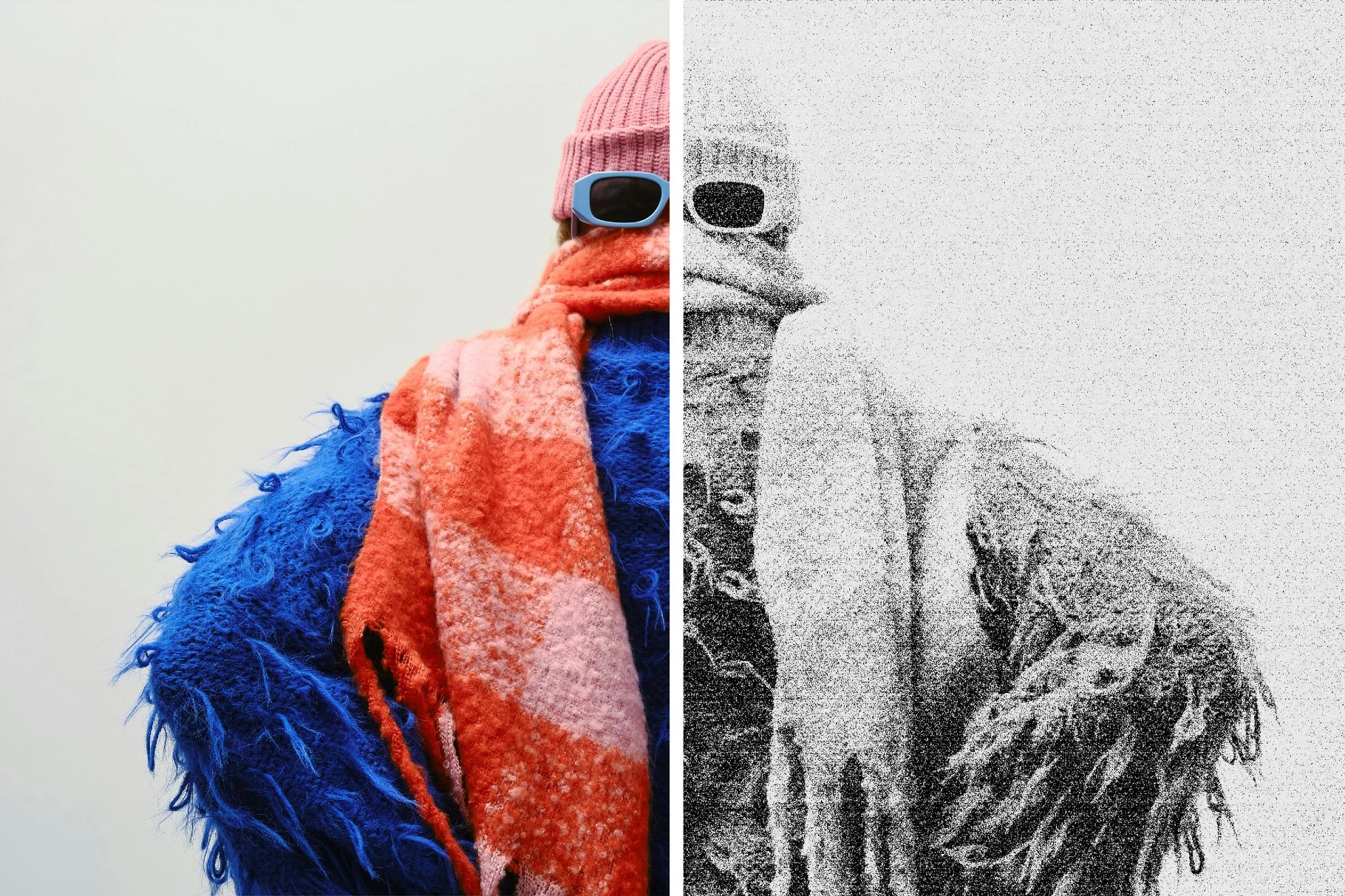 Retro Grainy Printer Effect