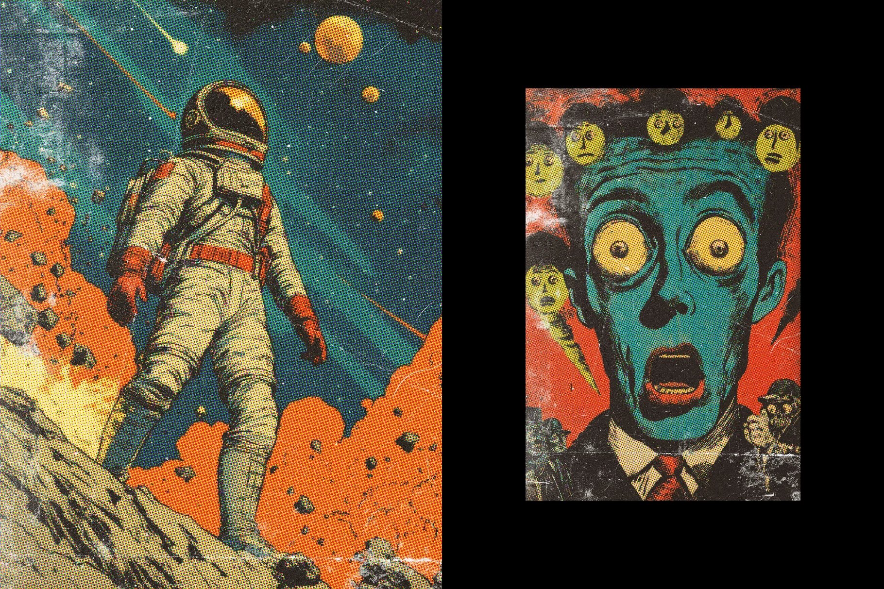 Retro Comic Poster Effect