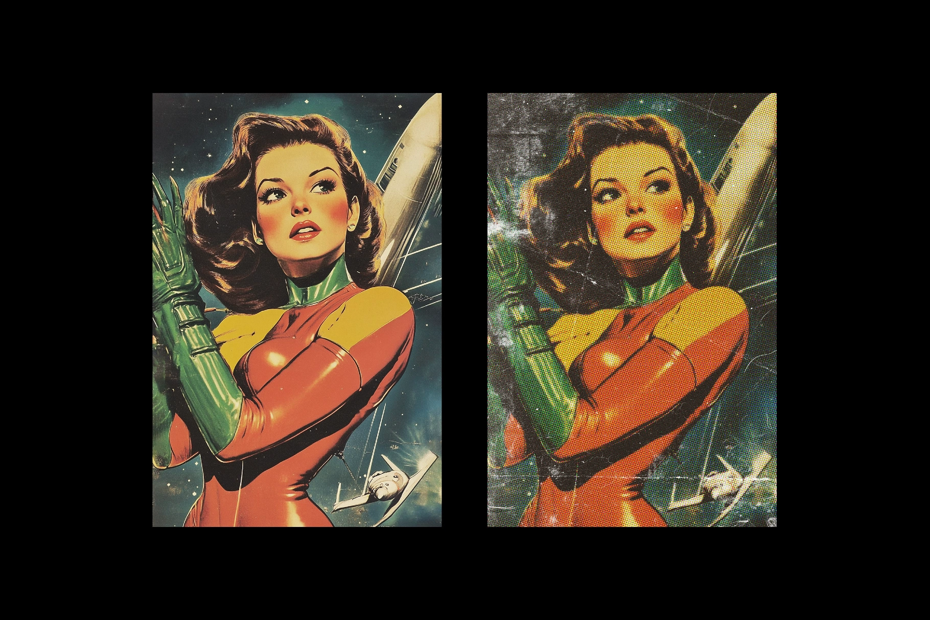 Retro Comic Poster Effect