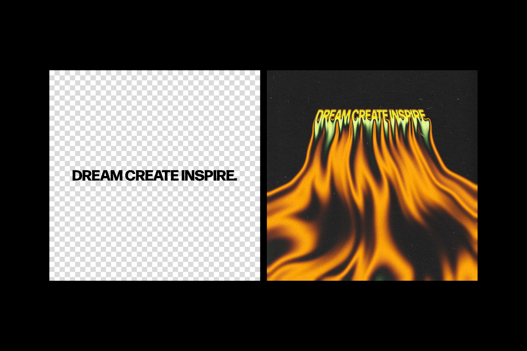 Melting Text Effect