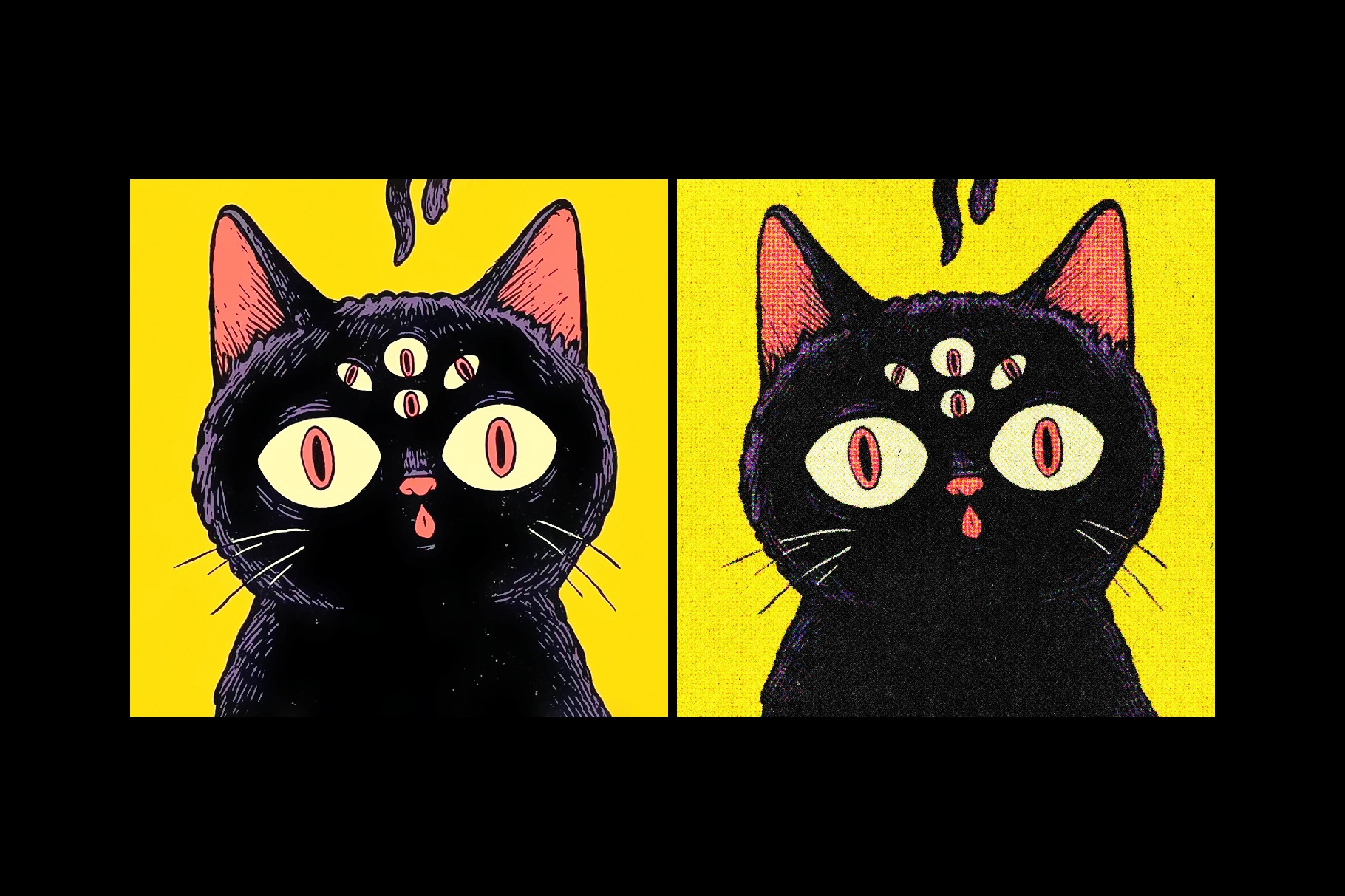 Halftone Print Style Effect