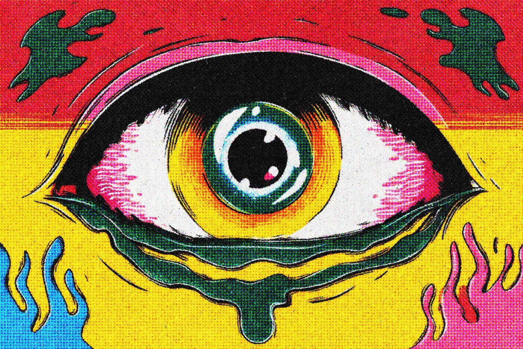 Halftone Print Style Effect