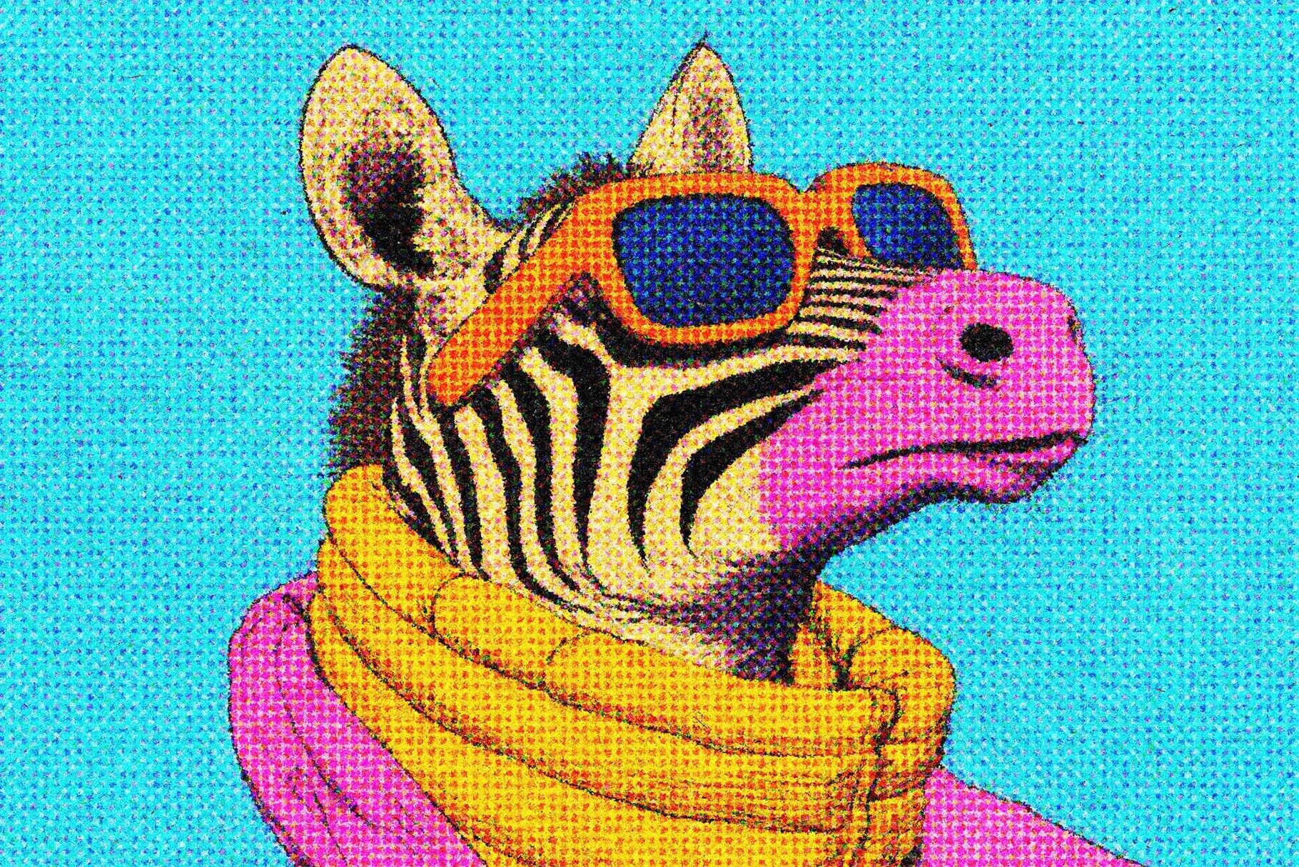 Halftone Print Style Effect